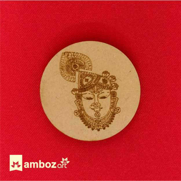 Wooden Engraving God Sticker