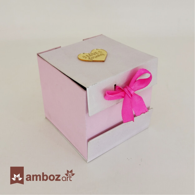 Baby Pink Color Chocolate Box